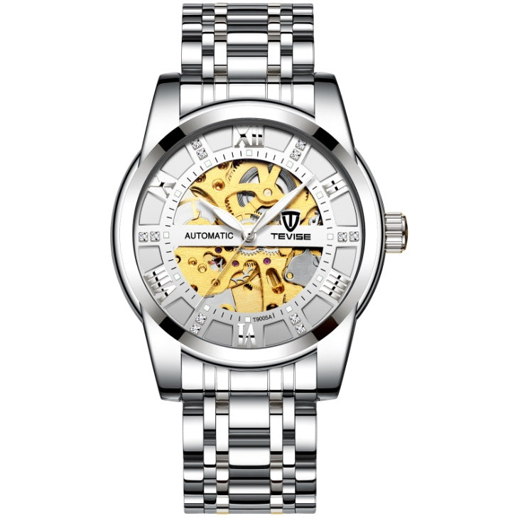 Men's Automatic Mechanical Hollow Skeleton Watch, Valdore