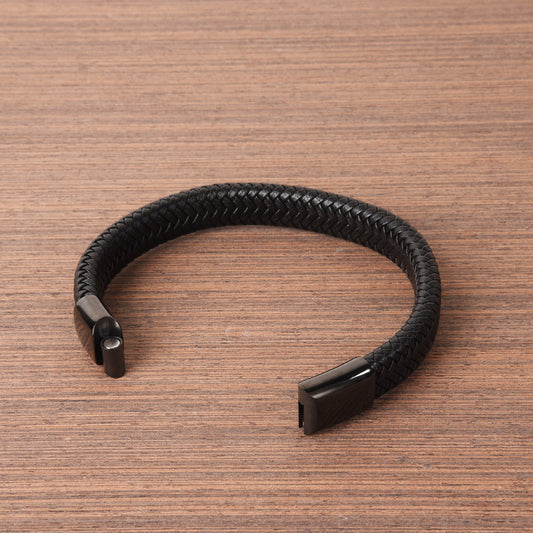 Classic Leather Bracelet for Men, Valdore
