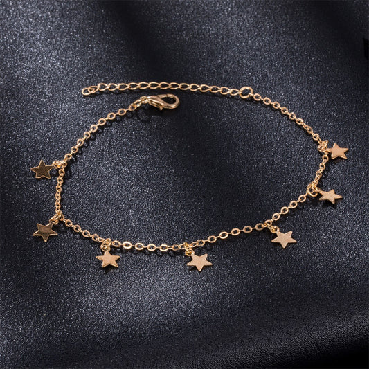 Simple Star Fashion Anklet for Women, Valdore