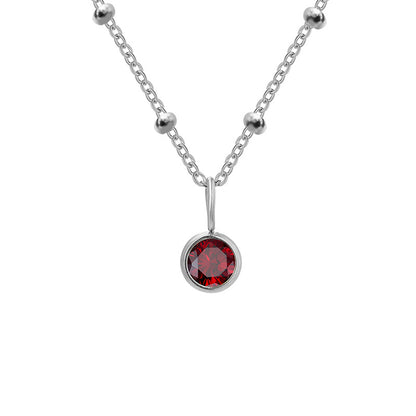Diamond Birthstone Pendant Necklace for Women, Valdore