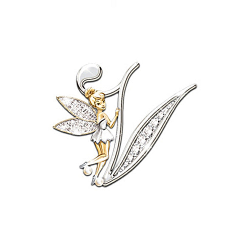 Women's Fashion 26 English Letter Brooch, Valdore