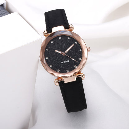 Starry Glitter Sparkle Face Watch for Women, Valdore