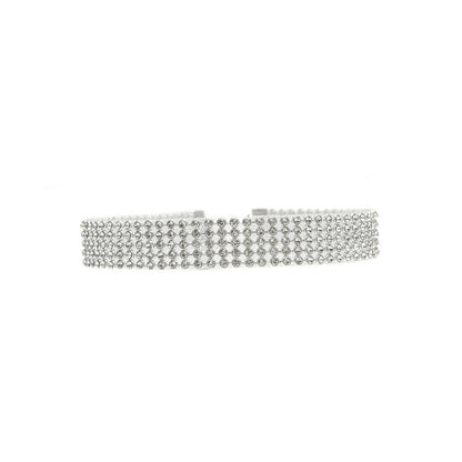 Full Crystal Rhinestone Choker Necklace for Women, Valdore