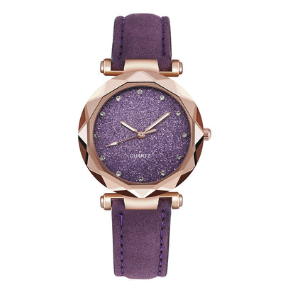 Starry Glitter Sparkle Face Watch for Women, Valdore