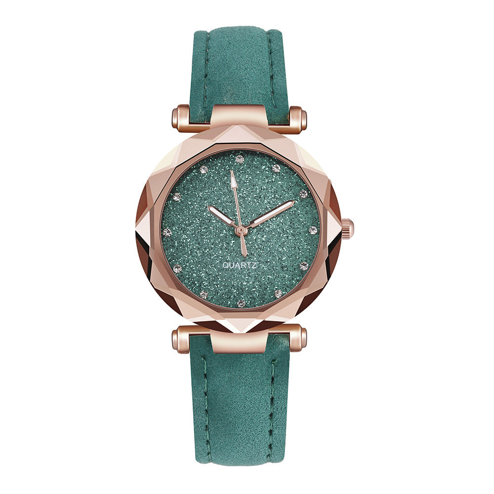 Starry Glitter Sparkle Face Watch for Women, Valdore