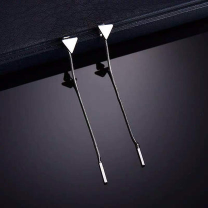 Triangle Tassel Earrings for Women  Elegant Drop Jewelry , Valdore