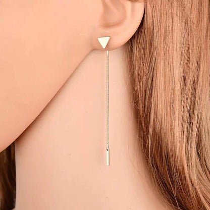 Triangle Tassel Earrings for Women  Elegant Drop Jewelry , Valdore