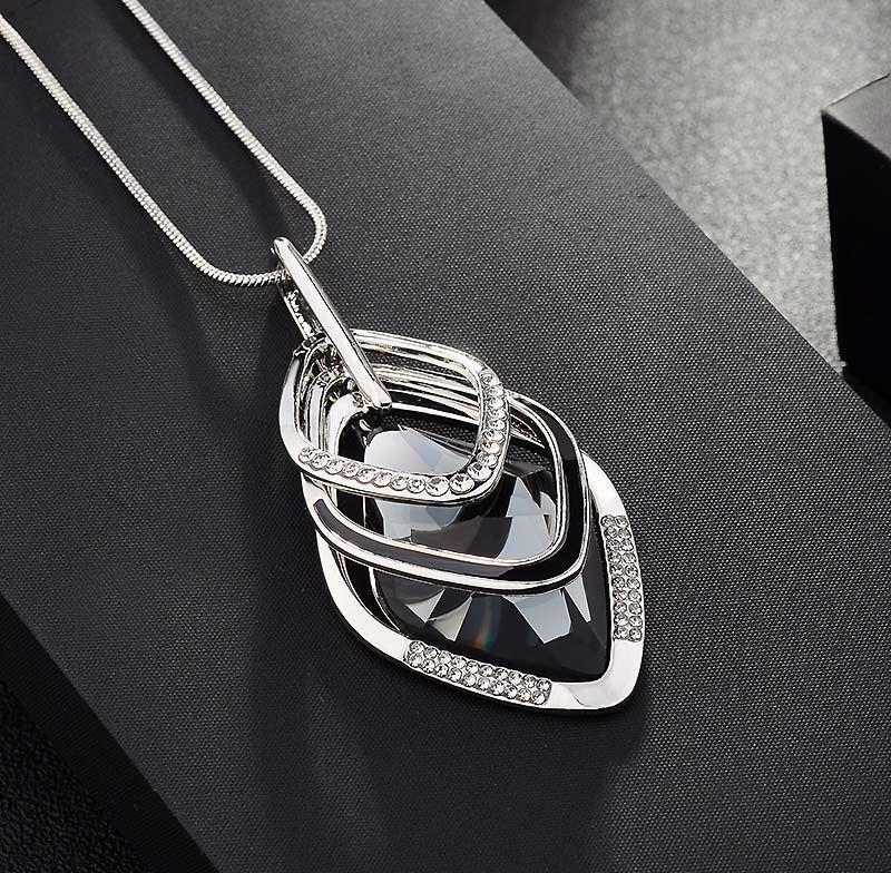 Long Maxi Pendant Necklace for Women, Valdore