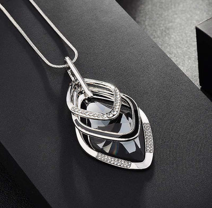 Long Maxi Pendant Necklace for Women, Valdore