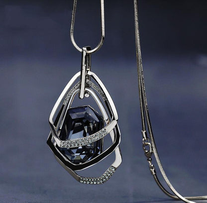 Long Maxi Pendant Necklace for Women, Valdore