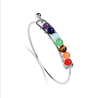 7 Chakra Healing Natural Stone Bead Bracelet Women, Valdore