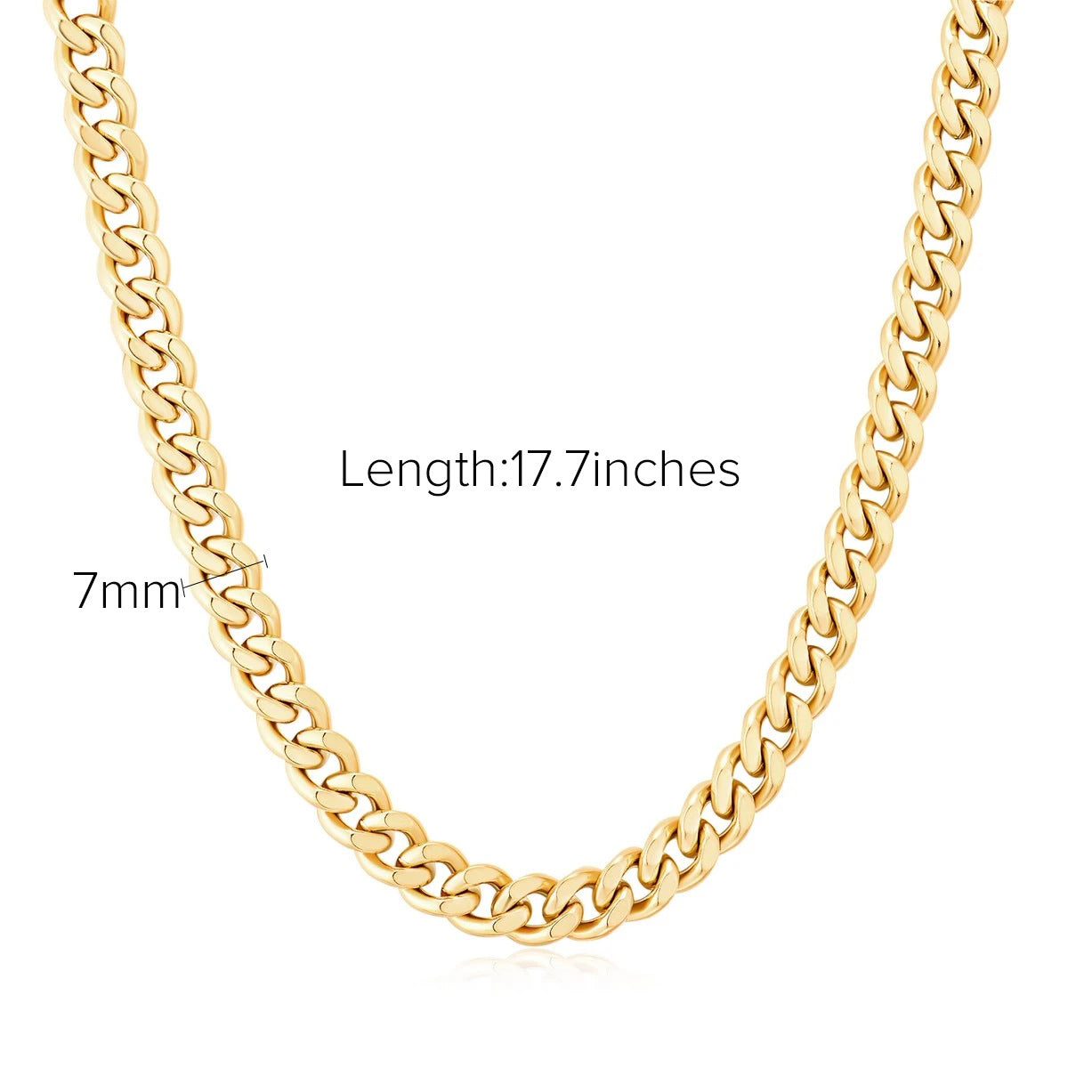Chunky Double Snake Chain Necklace for Women, valdore