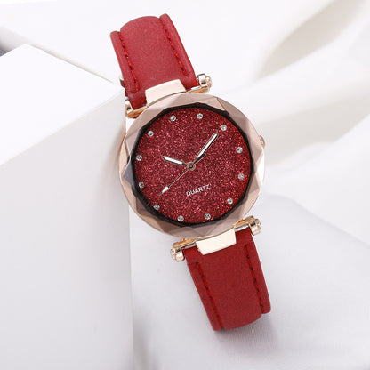 Starry Glitter Sparkle Face Watch for Women, Valdore