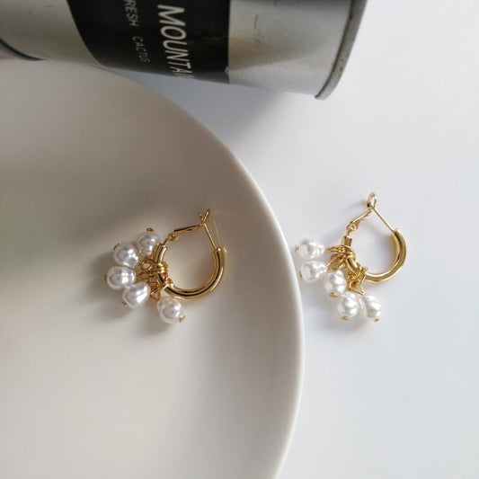 Pearl Tassel Drop Earrings for Women, Valdore