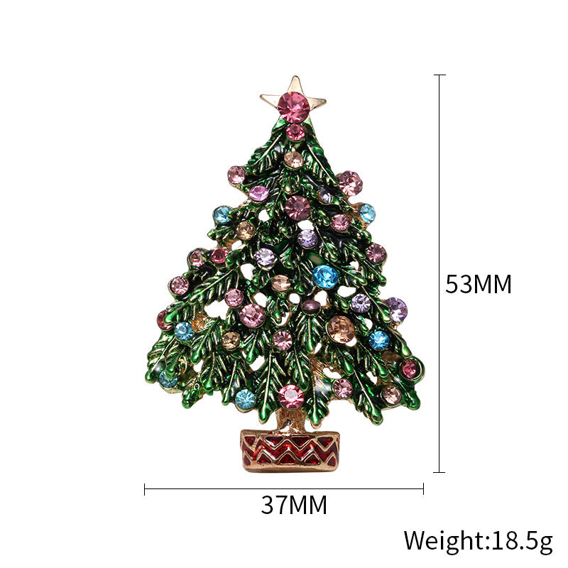 Christmas tree brooch, Valdore