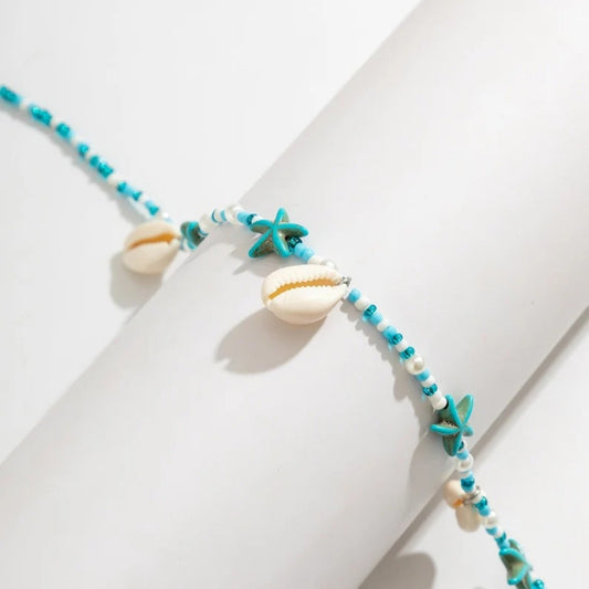 Pearl Shell Pendant Waist Body Chain for Women, Valdore