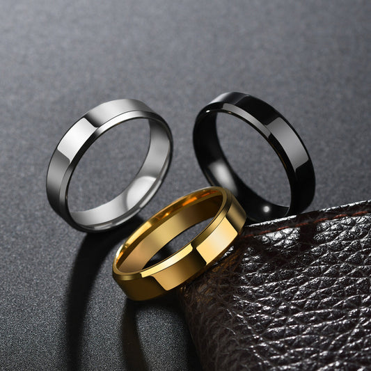 Niche Rings For Men And Women Stainless Steel Couple Rings, Valdore