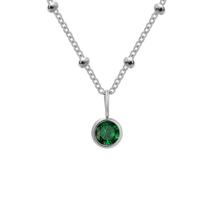 Diamond Birthstone Pendant Necklace for Women, Valdore