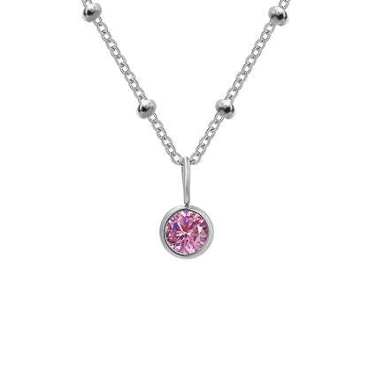 Diamond Birthstone Pendant Necklace for Women, Valdore