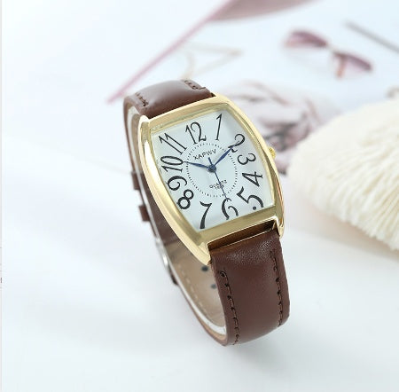 Square Business Style Couple Watch Belt Strap, Valdore