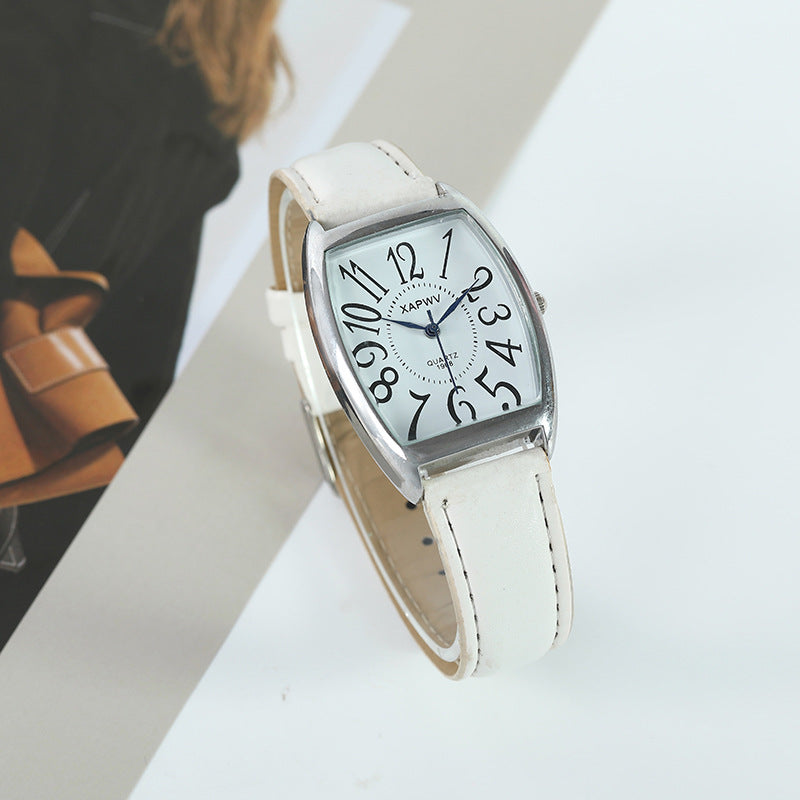 Square Business Style Couple Watch Belt Strap, Valdore