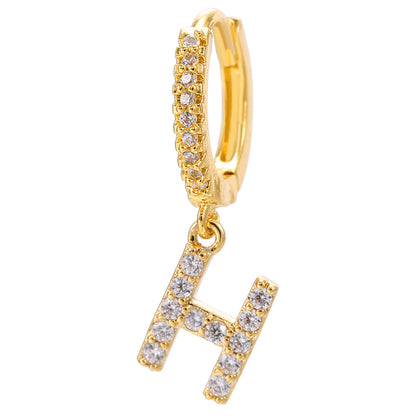 Initial Letter Earrings for Women Personalized Alphabet Jewelry, Valdore