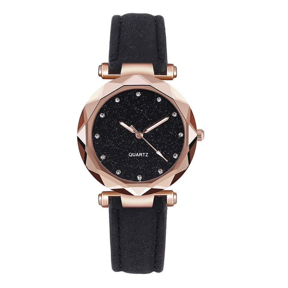Starry Glitter Sparkle Face Watch for Women, Valdore