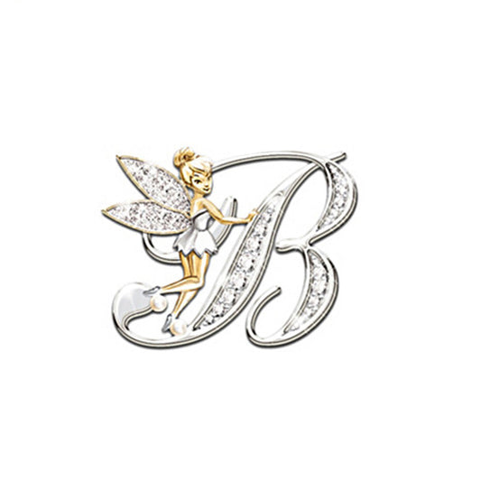 Women's Fashion 26 English Letter Brooch, Valdore
