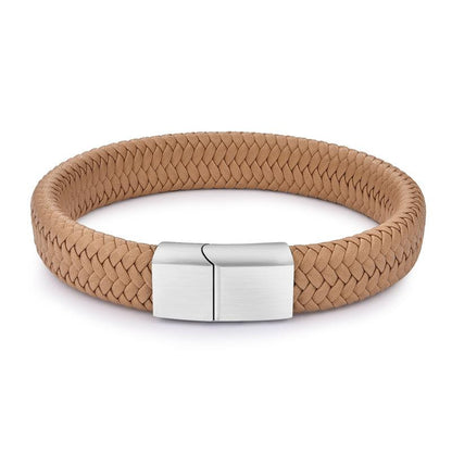 Classic Leather Bracelet for Men, Valdore