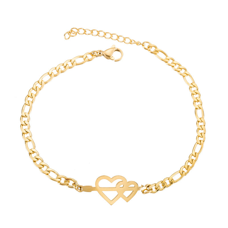Gold Lucky Elephant Charm Bracelet for Women, Valdore