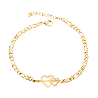 Gold Lucky Elephant Charm Bracelet for Women, Valdore