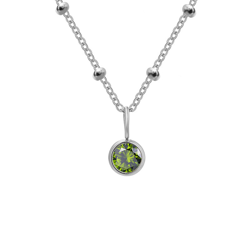 Diamond Birthstone Pendant Necklace for Women, Valdore