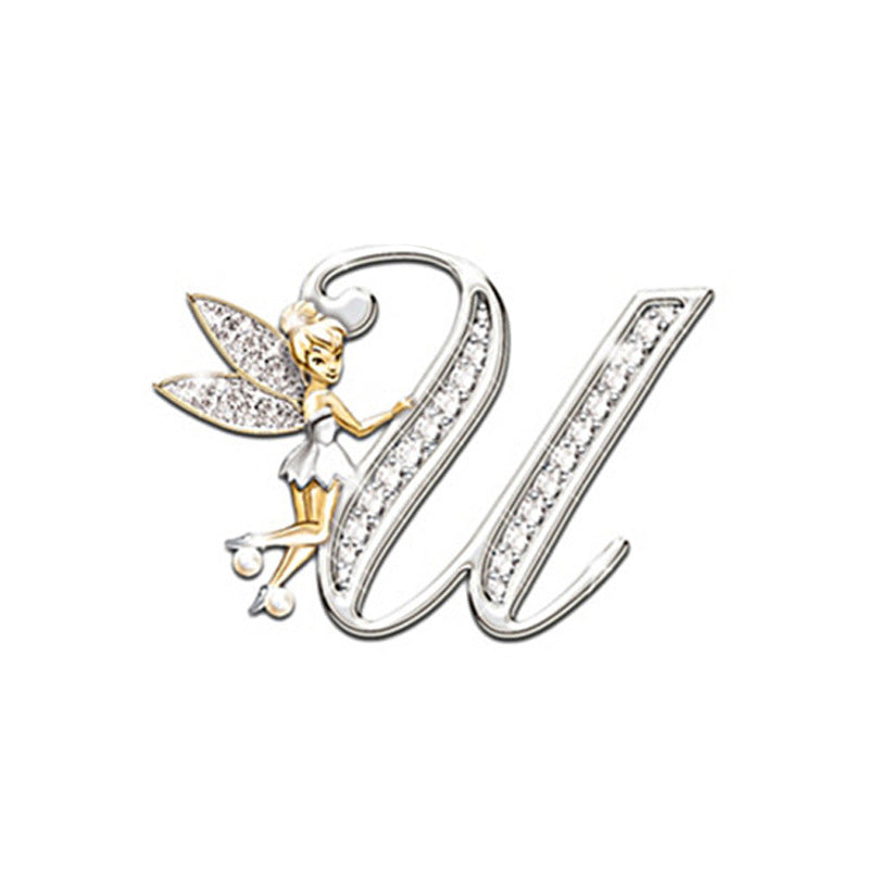 Women's Fashion 26 English Letter Brooch, Valdore