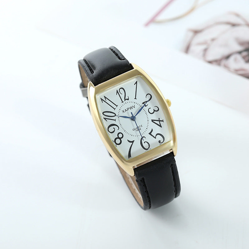 Square Business Style Couple Watch Belt Strap, Valdore