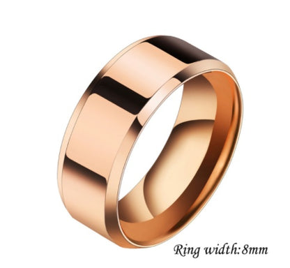 Niche Rings For Men And Women Stainless Steel Couple Rings, Valdore