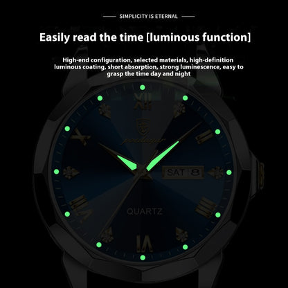 Men's Waterproof Luminous Luxury Watch, Valdore