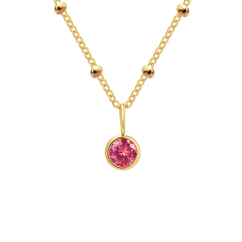 Diamond Birthstone Pendant Necklace for Women, Valdore