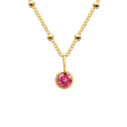 Diamond Birthstone Pendant Necklace for Women, Valdore