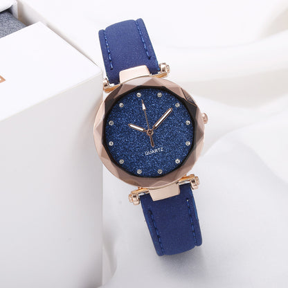 Starry Glitter Sparkle Face Watch for Women, Valdore