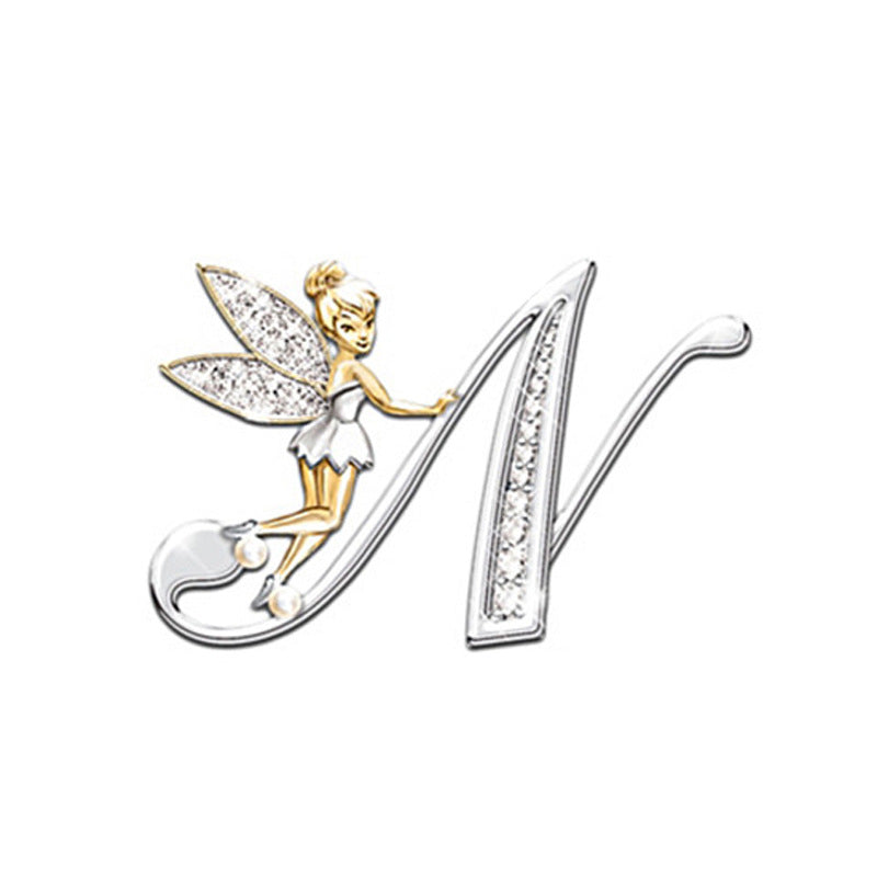 Women's Fashion 26 English Letter Brooch, Valdore