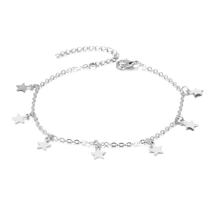 Simple Star Fashion Anklet for Women, Valdore