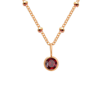 Diamond Birthstone Pendant Necklace for Women, Valdore