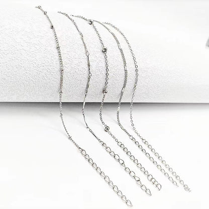 5 Piece Versatile Anklet Set for Women, Valdore