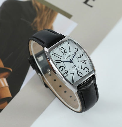 Square Business Style Couple Watch Belt Strap, Valdore