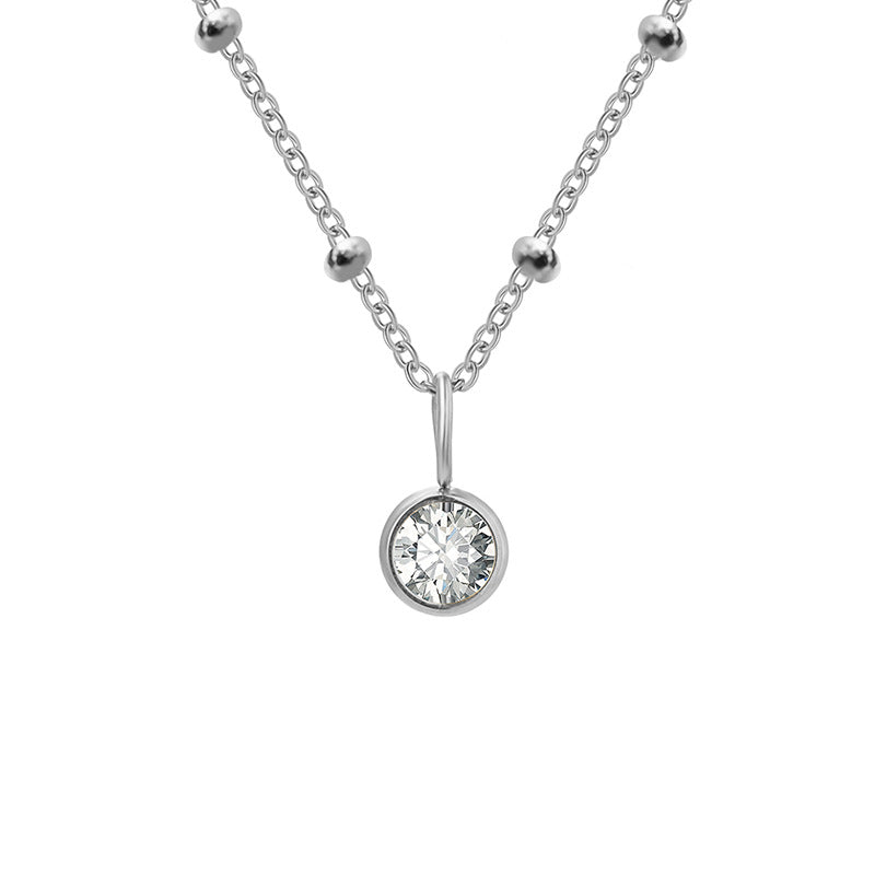 Diamond Birthstone Pendant Necklace for Women, Valdore
