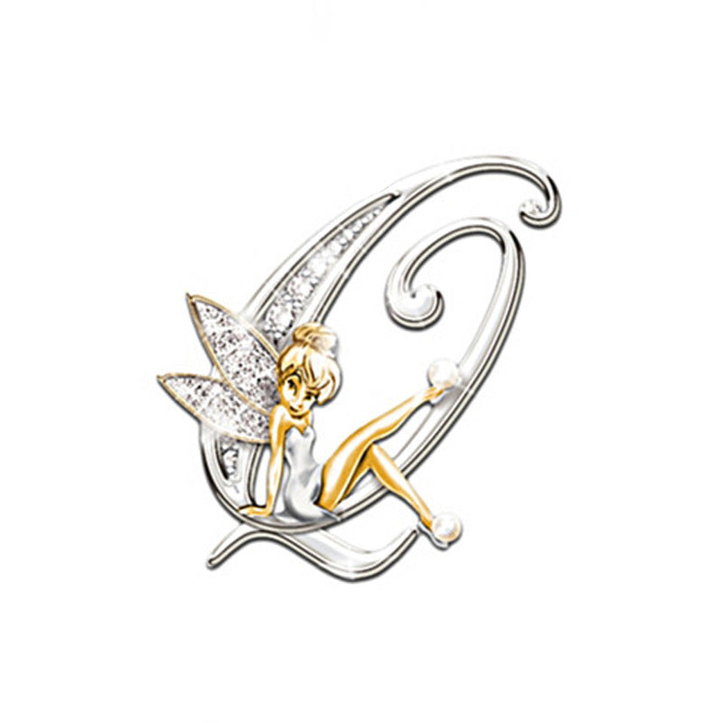 Women's Fashion 26 English Letter Brooch, Valdore