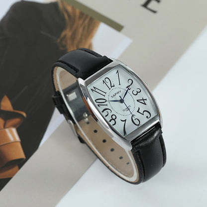 Square Business Style Couple Watch Belt Strap, Valdore