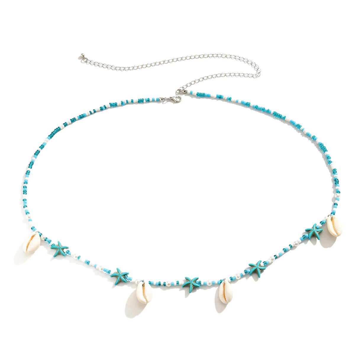 Pearl Shell Pendant Waist Body Chain for Women, Valdore