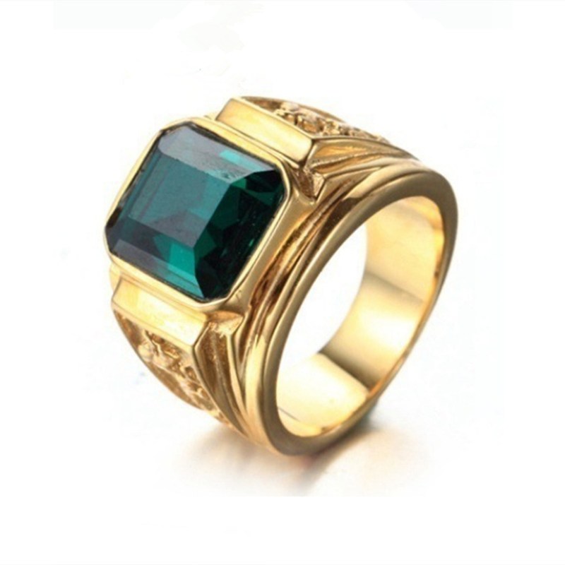 Vintage Gold Diamond Fashion Ring for Men, Valdore