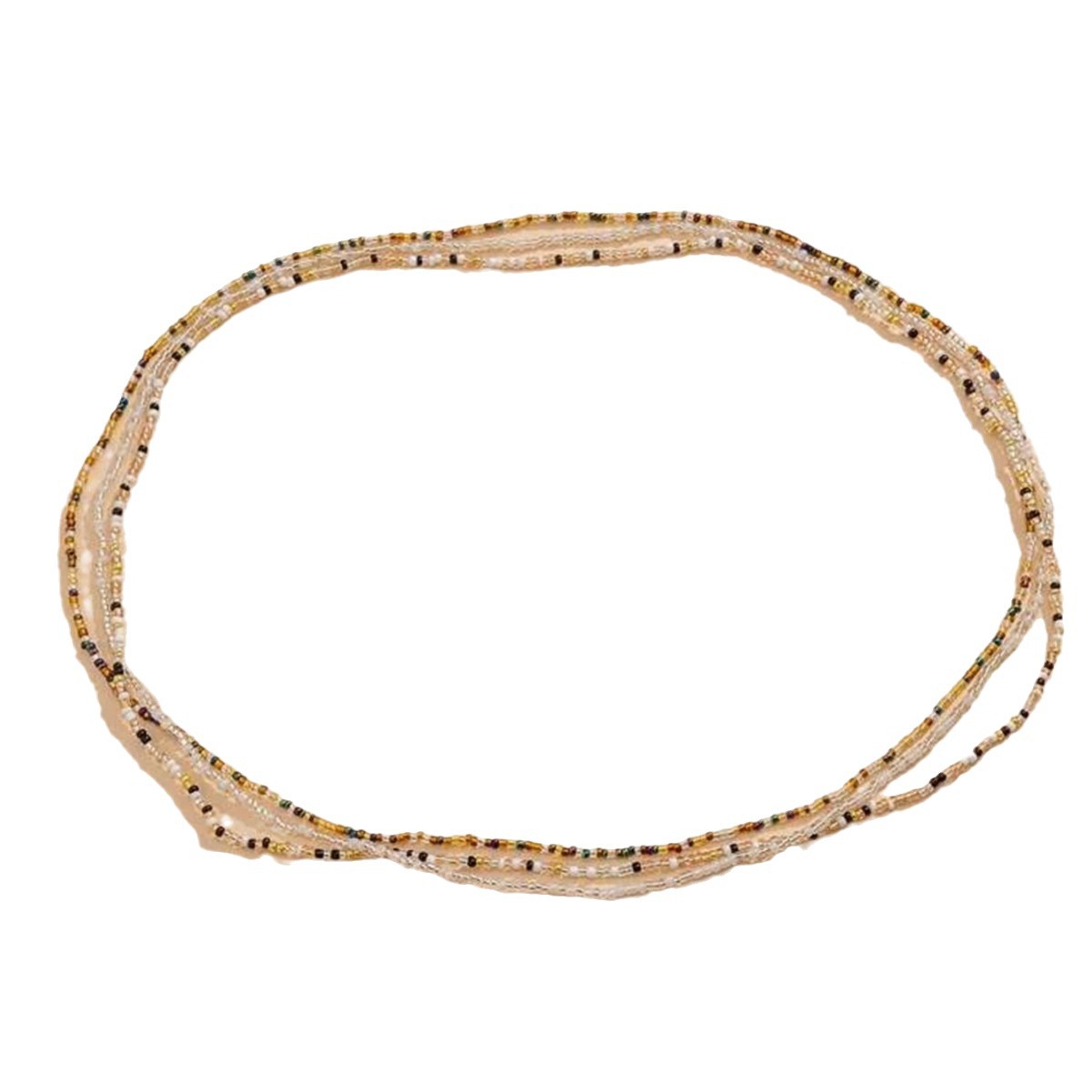 Mixed Color Bead Waist Body Chain Set for Women, Valdore